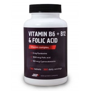 Vitamin B6 + B12 & Folic Acid (360табл)