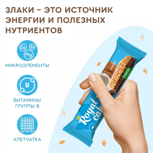 Батончик мюсли в кондитерской глазури (50г) Батончик мюсли в кондитерской глазури (50г)